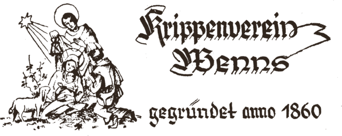 Krippenverein Wenns Logo, gegründet anno 1860